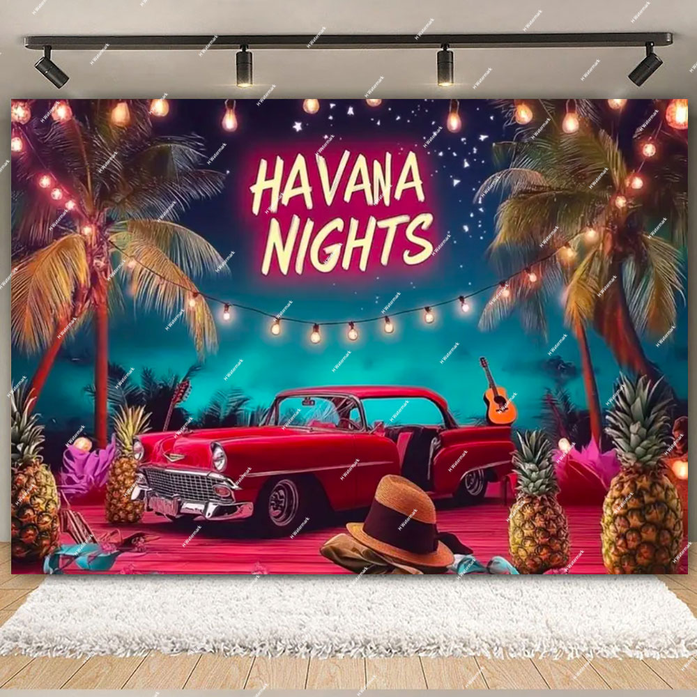 Havana Nights Backdrop Birthda - Photography Architecture ulasan dan harga
