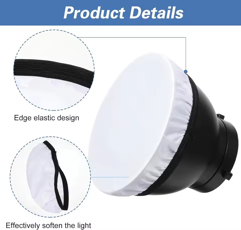 1/3/5/10Pcs 7inch Photography  - Strobe Light Studio ulasan dan harga