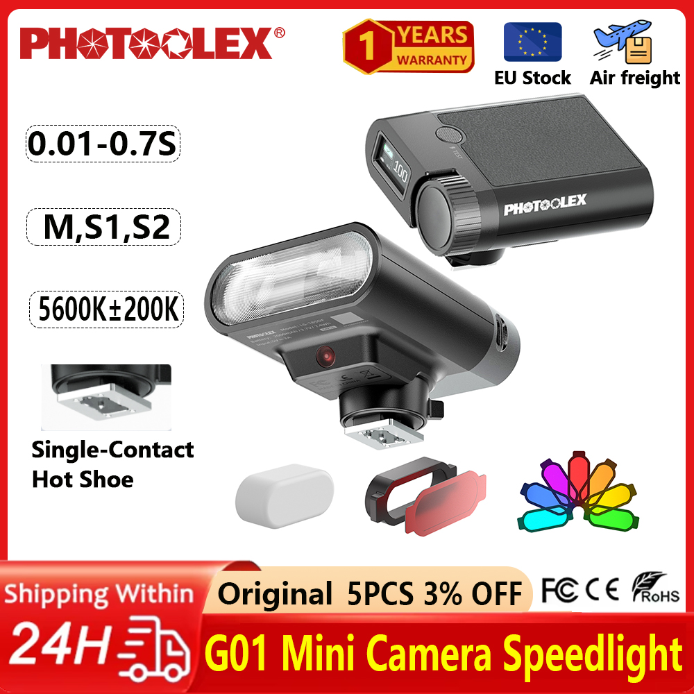 PHOTOOLEX G01 Mini Speedlight  - Speedlite Flash External ulasan dan harga