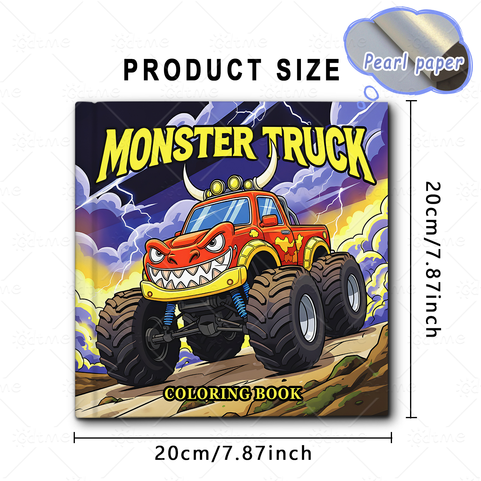 MONSTER TRUCK Coloring Book fo - Photography Of Book ulasan dan harga