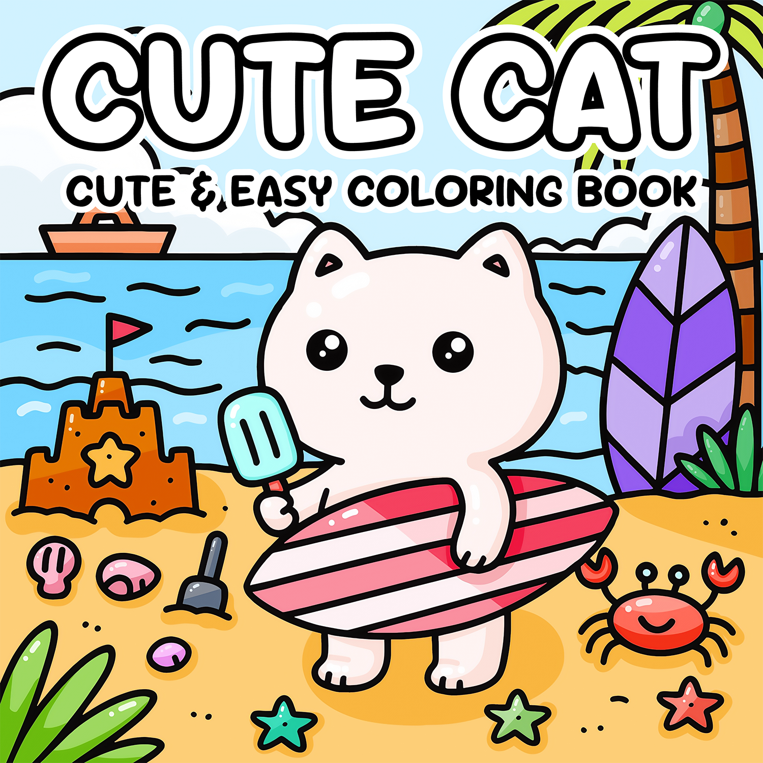 Anti Anxiety Cute Cat Coloring - Photography Of Book ulasan dan harga