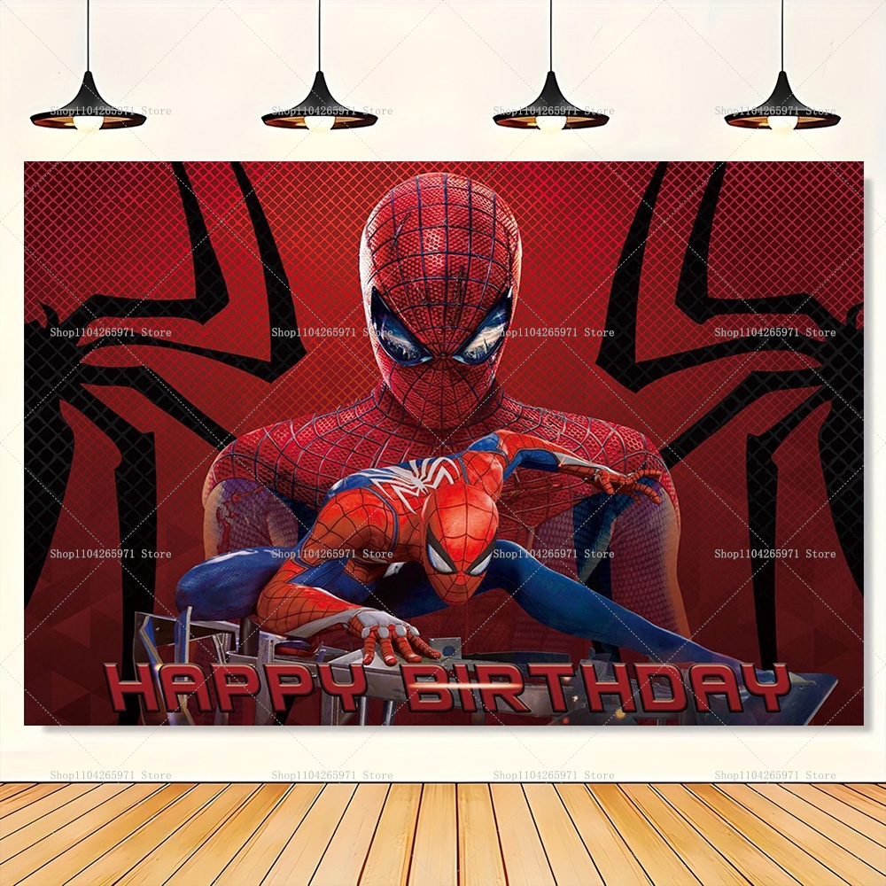 Spiderman Superhero Backdrop B - Photography Architecture ulasan dan harga