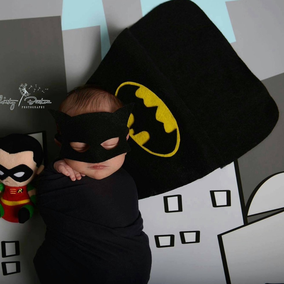 Newborn Baby Batman Cape and W - Photography Outfits ulasan dan harga