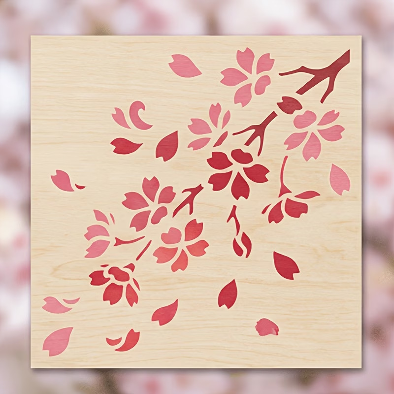 4PCS Japanese Cherry Blossom S - Photography Model ulasan dan harga