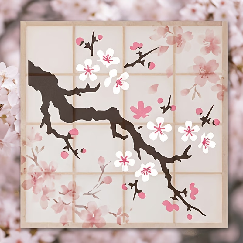 4PCS Japanese Cherry Blossom S - Photography Model ulasan dan harga