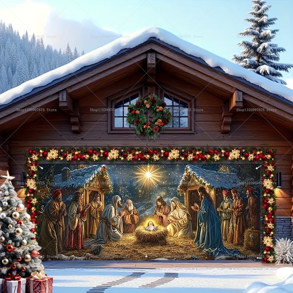 Christmas Nativity Scene Garag - Photography Architecture ulasan dan harga