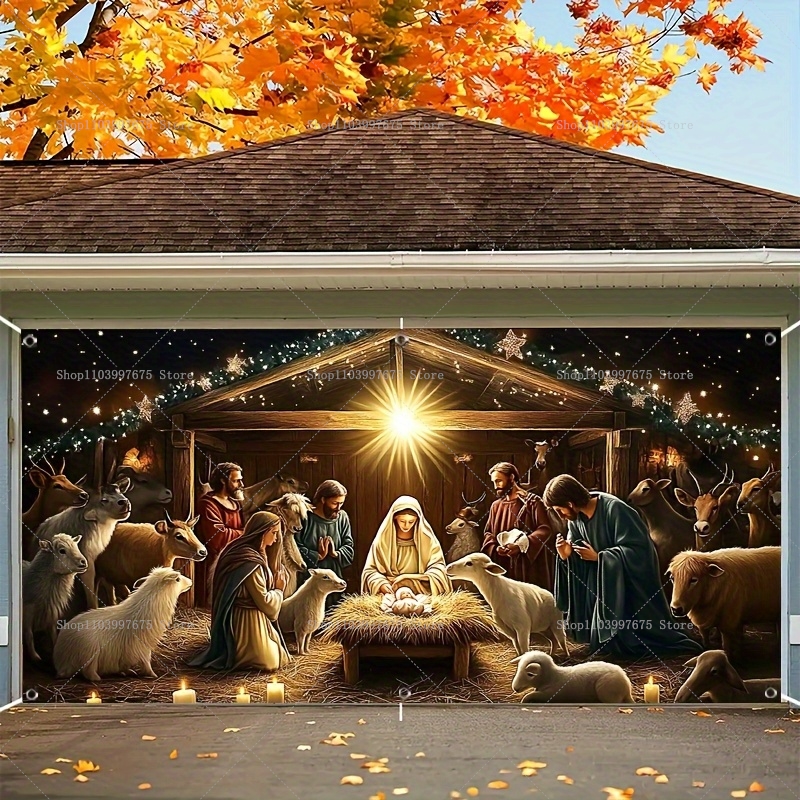 Christmas Nativity Scene Garag - Photography Architecture ulasan dan harga