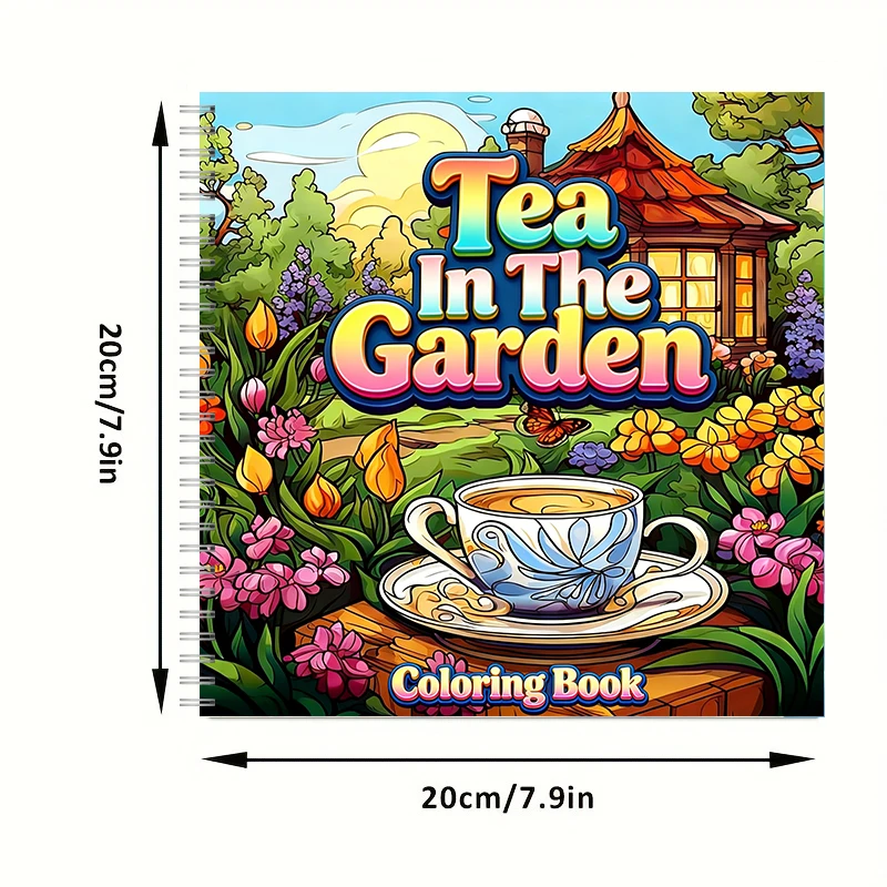 Tea In The Gardens Coloring Bo - Photography Of Book ulasan dan harga