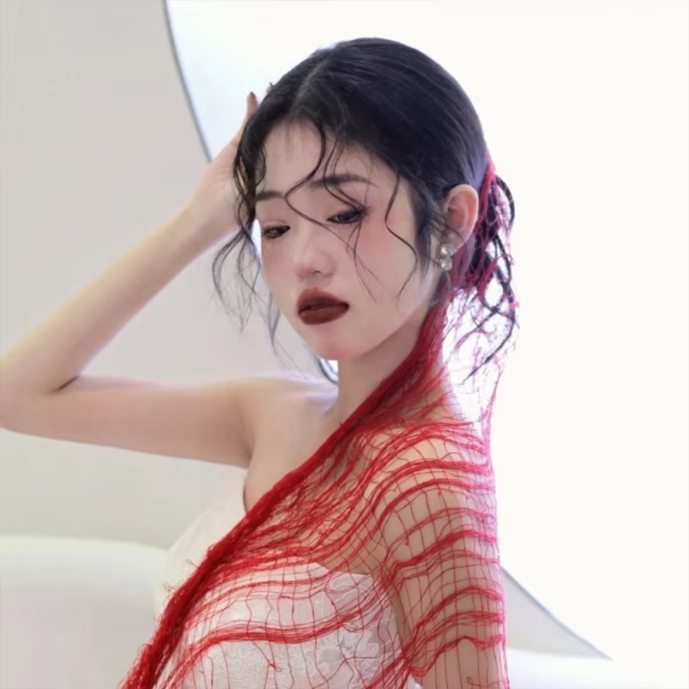 Fashion Distressed Scarf Ragge - Photography Street ulasan dan harga
