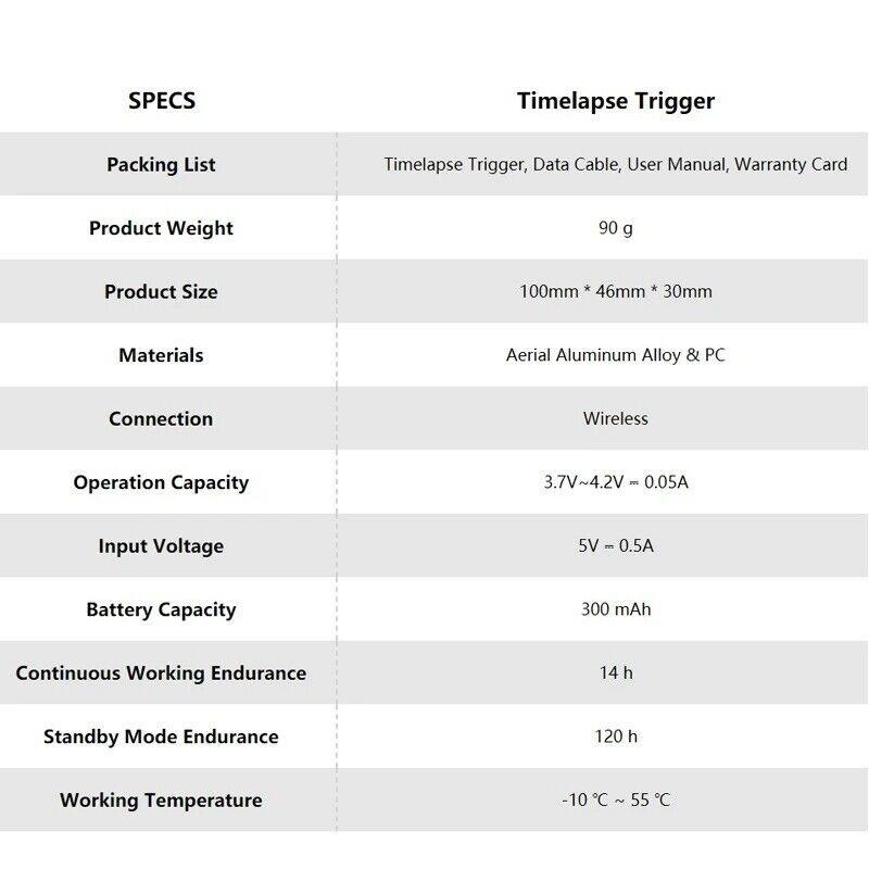 ZEAPON AF-E1 Timelapse Trigger - Timelapse Controller ulasan dan harga