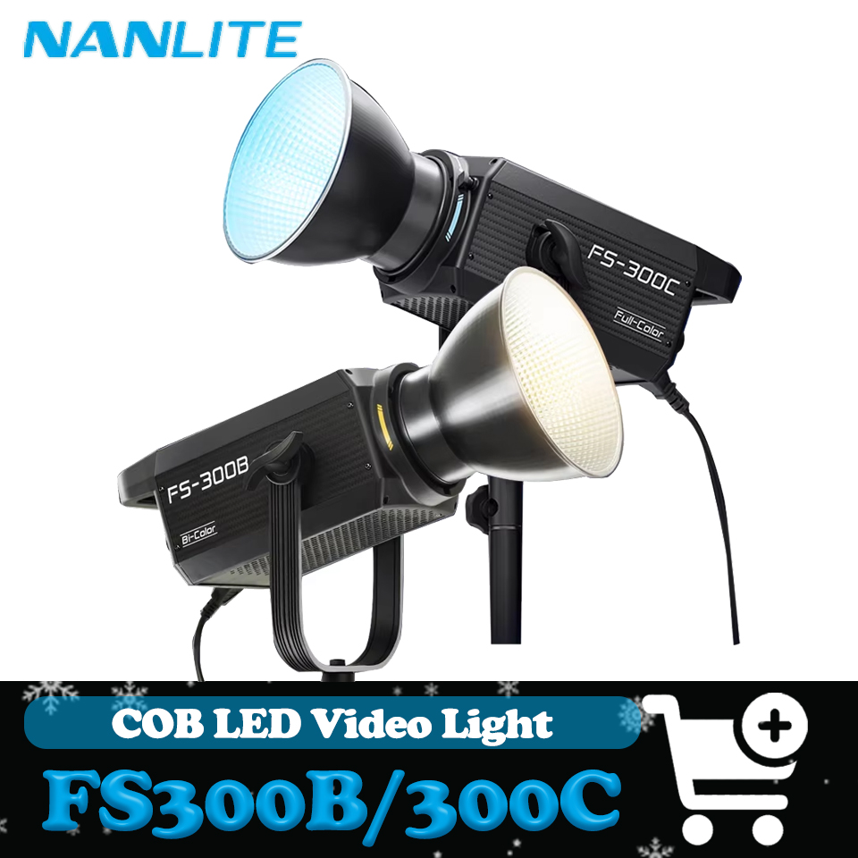 Nanlite FS-300C FS-300B Video  - Strobe Light Studio ulasan dan harga