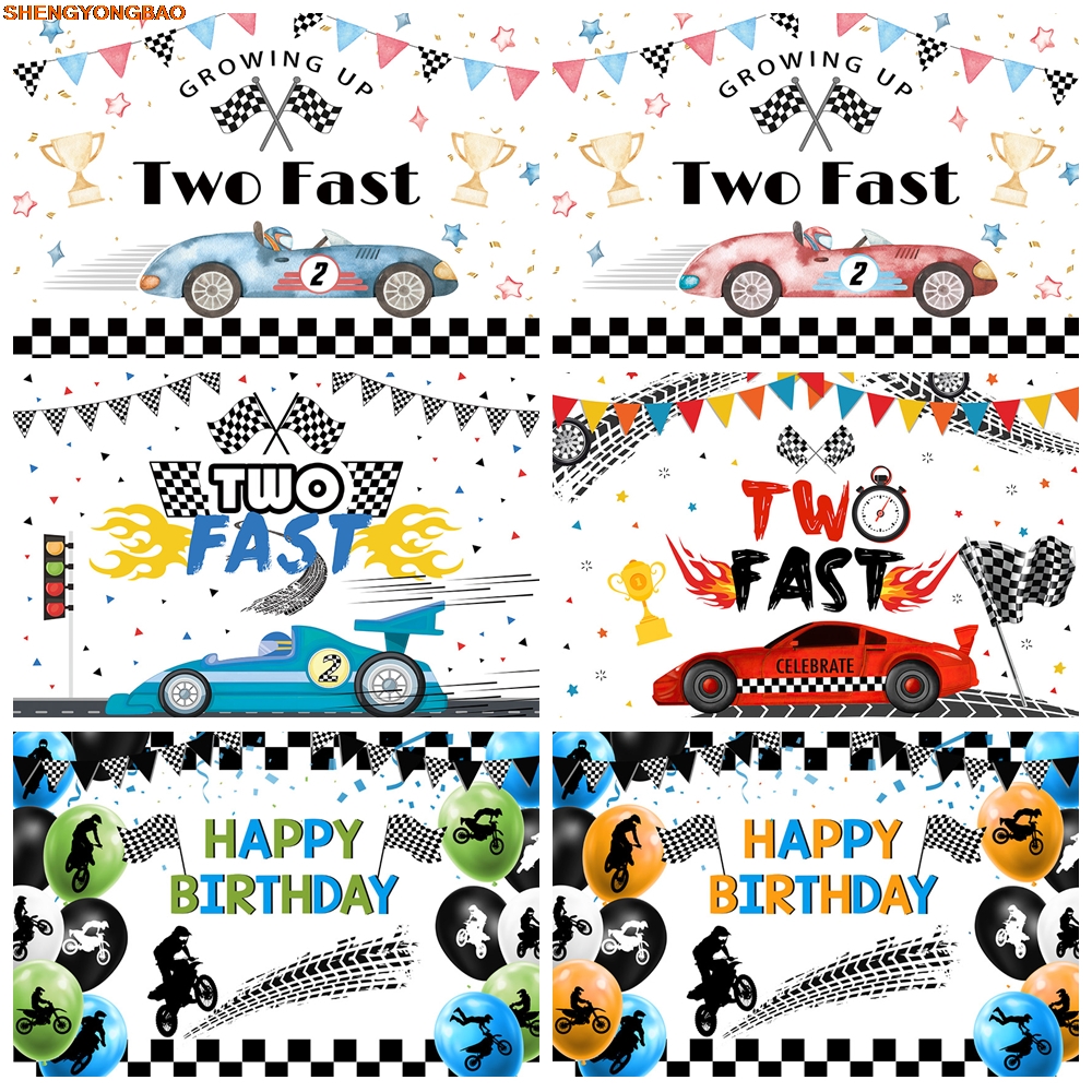Racing Birthday Party Backdrop - Photography Competition ulasan dan harga