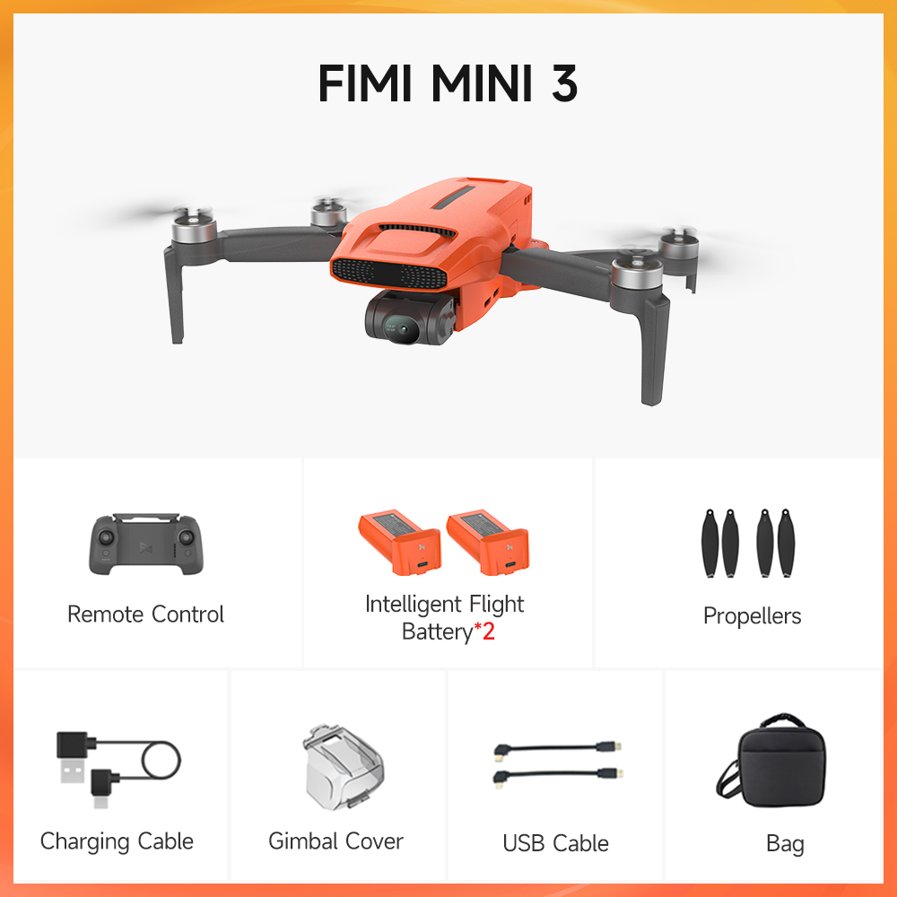 Newest FIMI MINI 3 Rescue Dron - Timelapse Controller ulasan dan harga