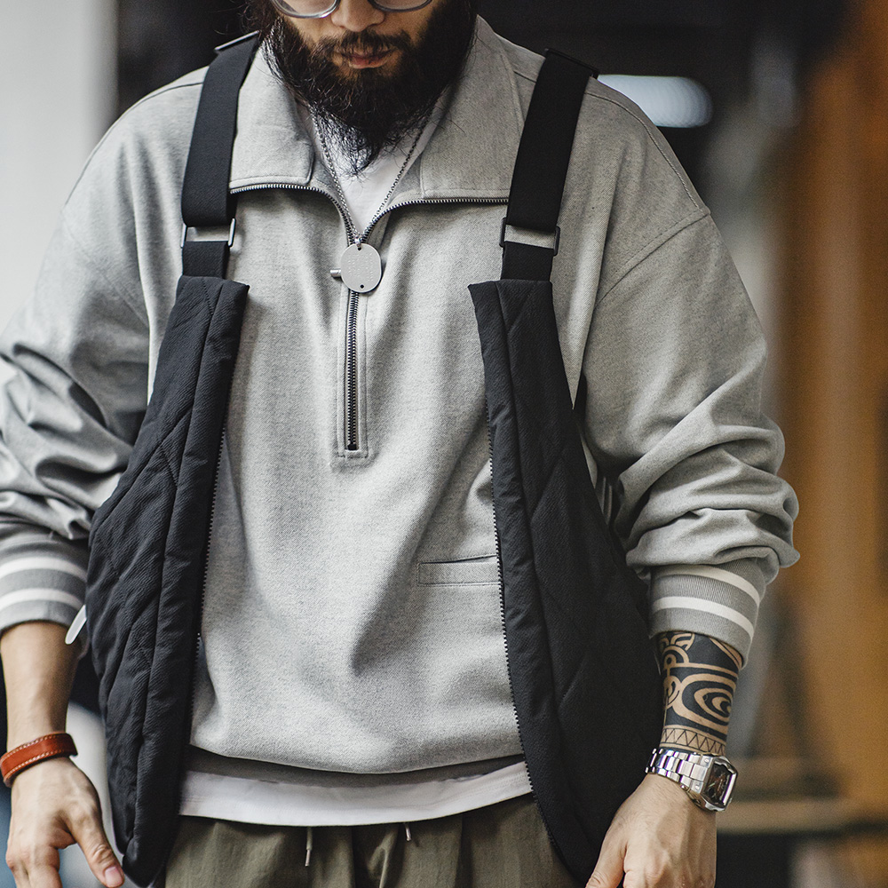 Maden Men's Quilted Vest Bag L - Photography Vest ulasan dan harga
